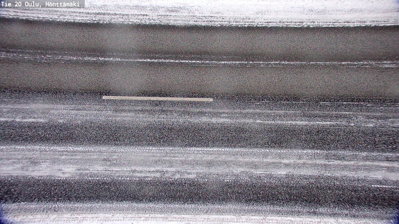 Weather Camera Image Road 20 Oulu, Hönttämäki, Oulu, Pohjois-Pohjanmaa