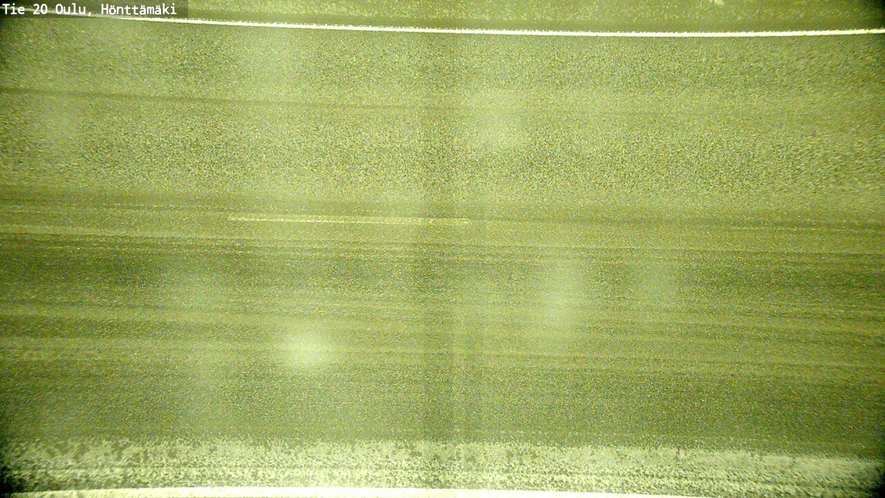 Weather Camera Image Road 20 Oulu, Hönttämäki, Oulu, Pohjois-Pohjanmaa