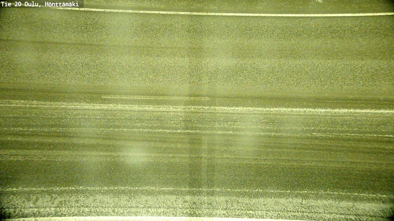 Weather Camera Image Road 20 Oulu, Hönttämäki, Oulu, Pohjois-Pohjanmaa