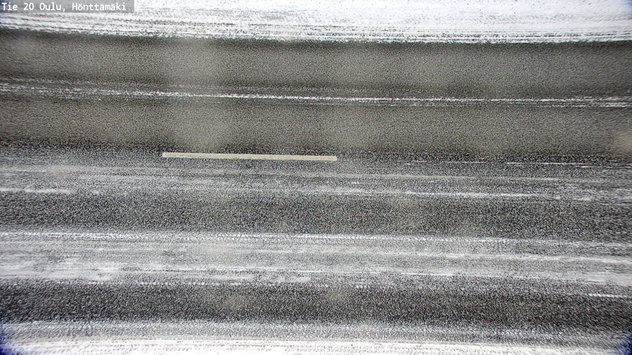 Weather Camera Image Road 20 Oulu, Hönttämäki, Oulu, Pohjois-Pohjanmaa