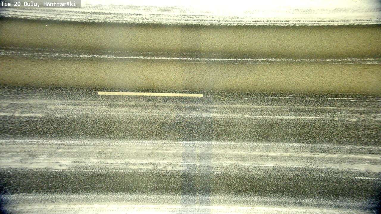 Weather Camera Image Road 20 Oulu, Hönttämäki, Oulu, Pohjois-Pohjanmaa