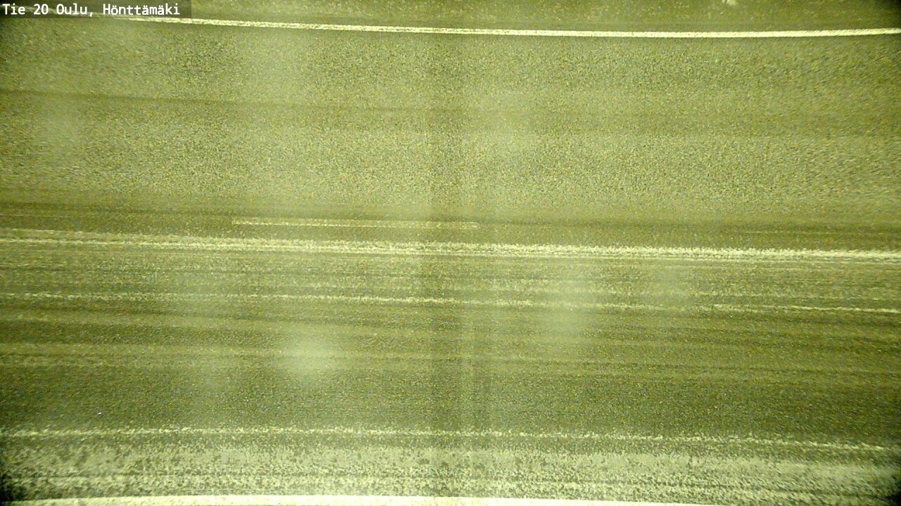Weather Camera Image Road 20 Oulu, Hönttämäki, Oulu, Pohjois-Pohjanmaa