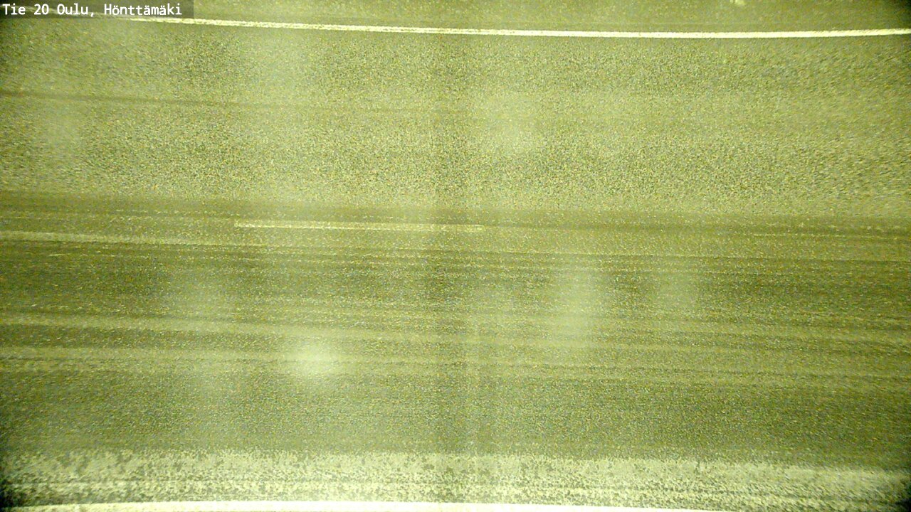 Weather Camera Image Road 20 Oulu, Hönttämäki, Oulu, Pohjois-Pohjanmaa