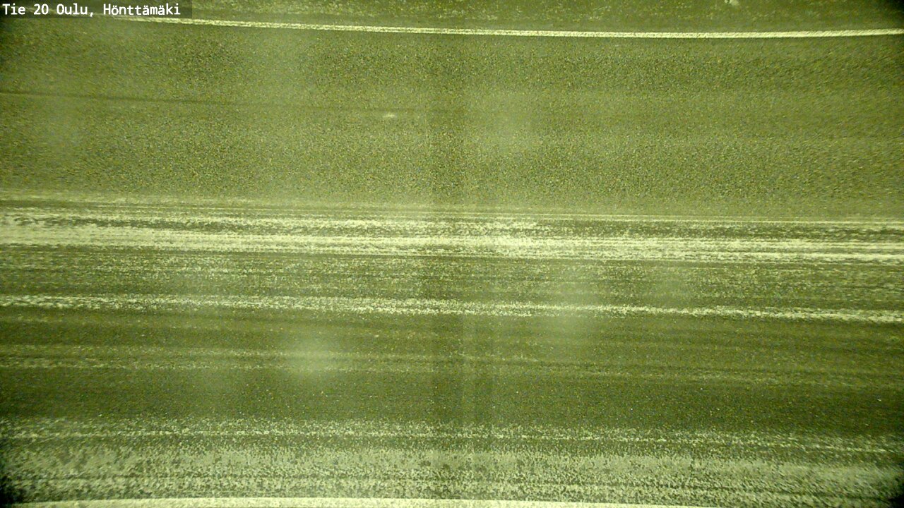 Weather Camera Image Road 20 Oulu, Hönttämäki, Oulu, Pohjois-Pohjanmaa