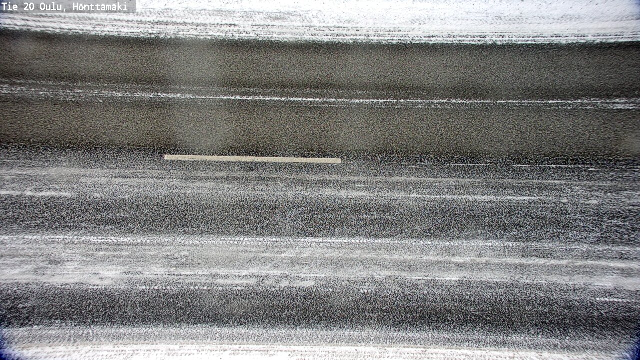 Weather Camera Image Road 20 Oulu, Hönttämäki, Oulu, Pohjois-Pohjanmaa