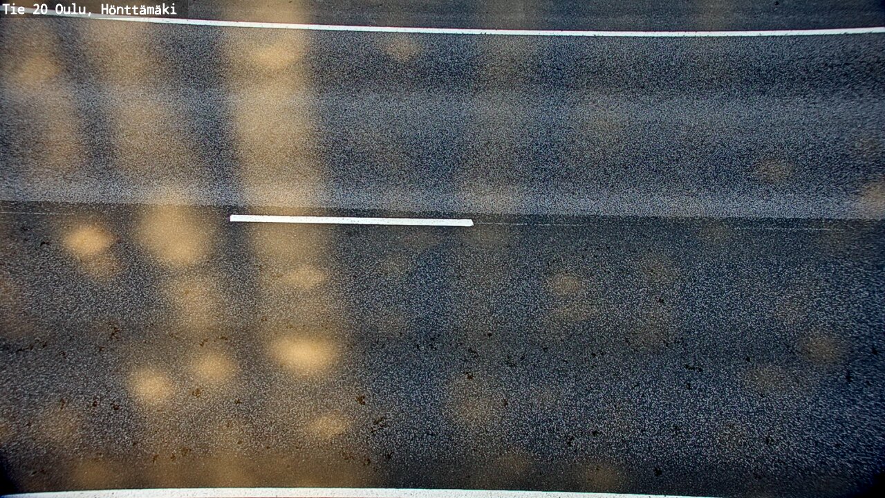 Weather Camera Image Road 20 Oulu, Hönttämäki, Oulu, Pohjois-Pohjanmaa