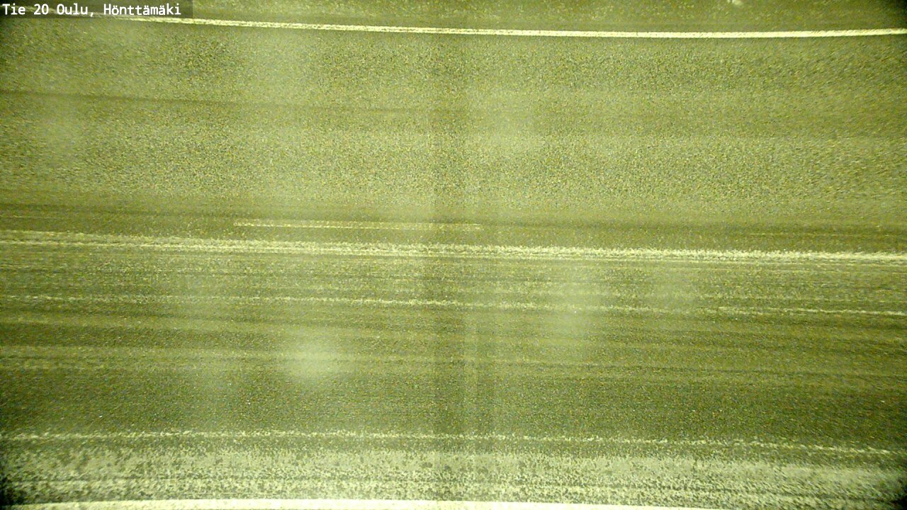 Weather Camera Image Road 20 Oulu, Hönttämäki, Oulu, Pohjois-Pohjanmaa