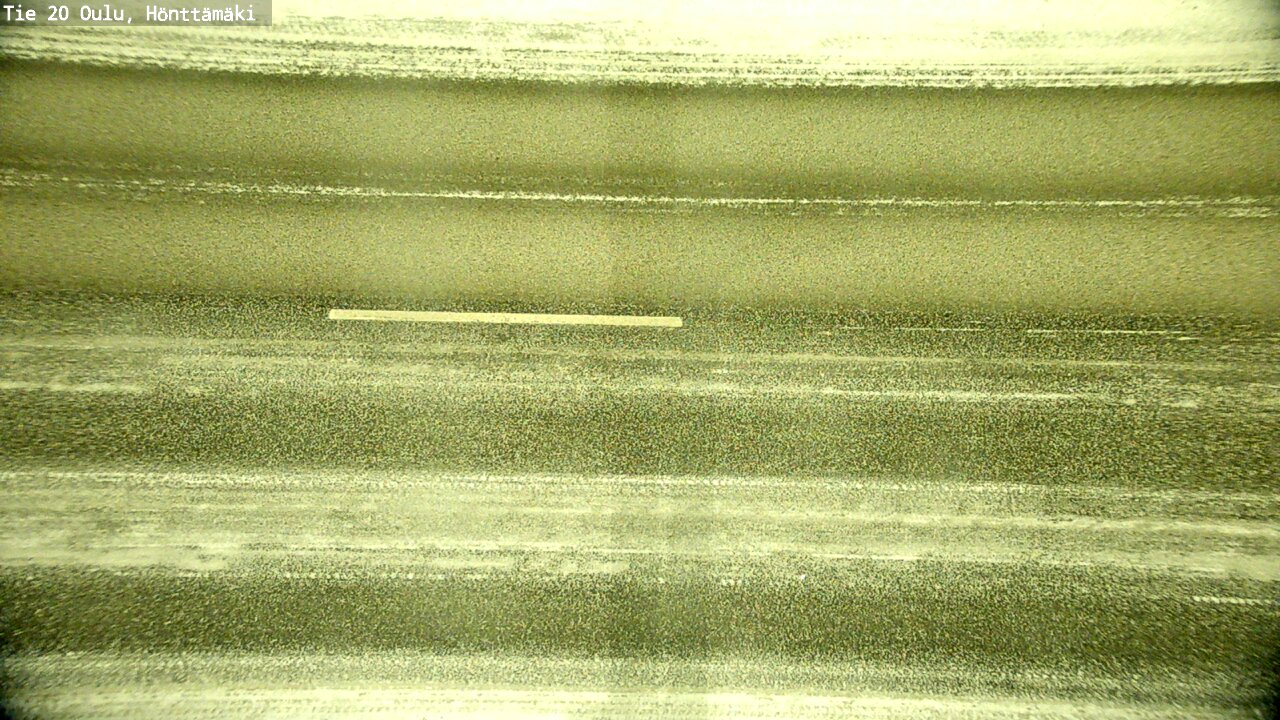Weather Camera Image Road 20 Oulu, Hönttämäki, Oulu, Pohjois-Pohjanmaa