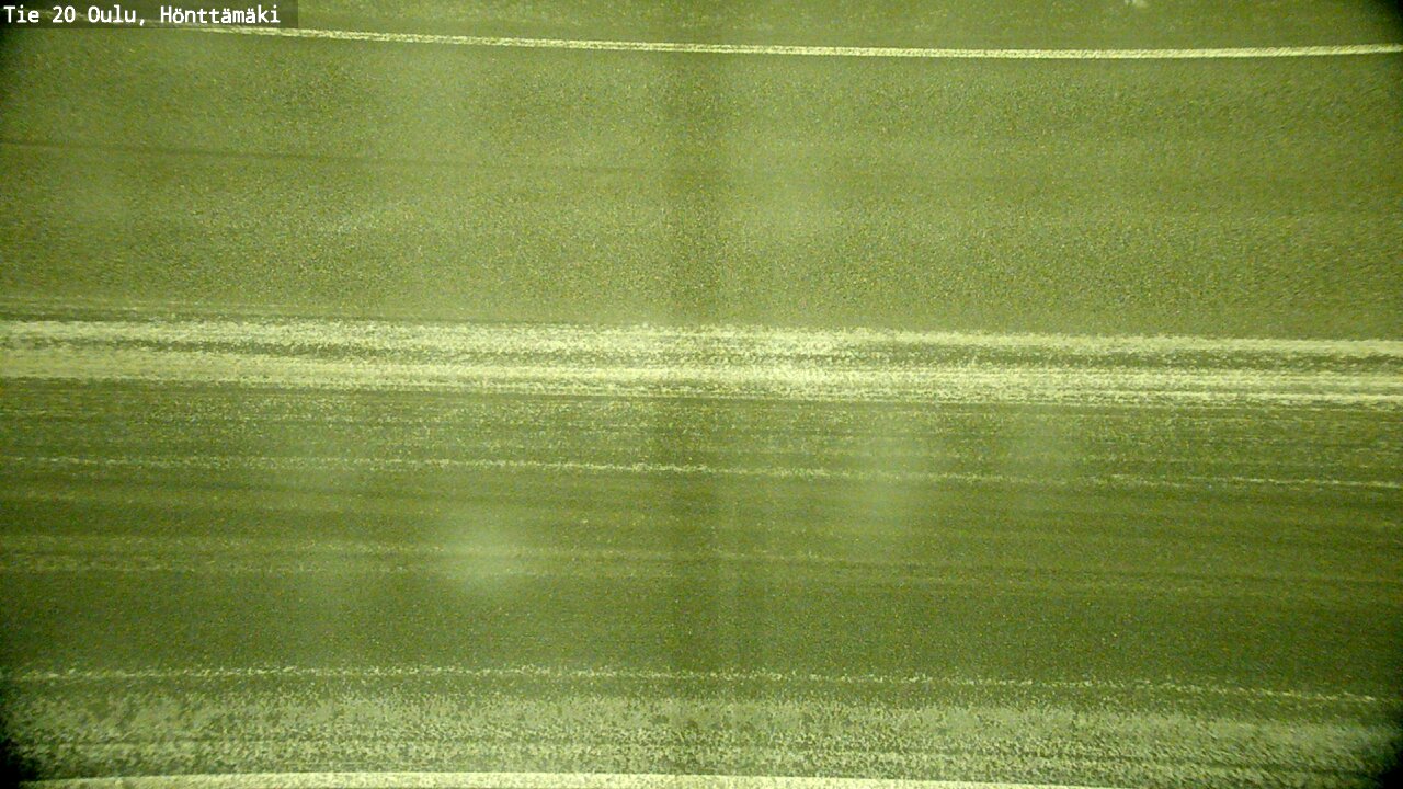 Weather Camera Image Road 20 Oulu, Hönttämäki, Oulu, Pohjois-Pohjanmaa