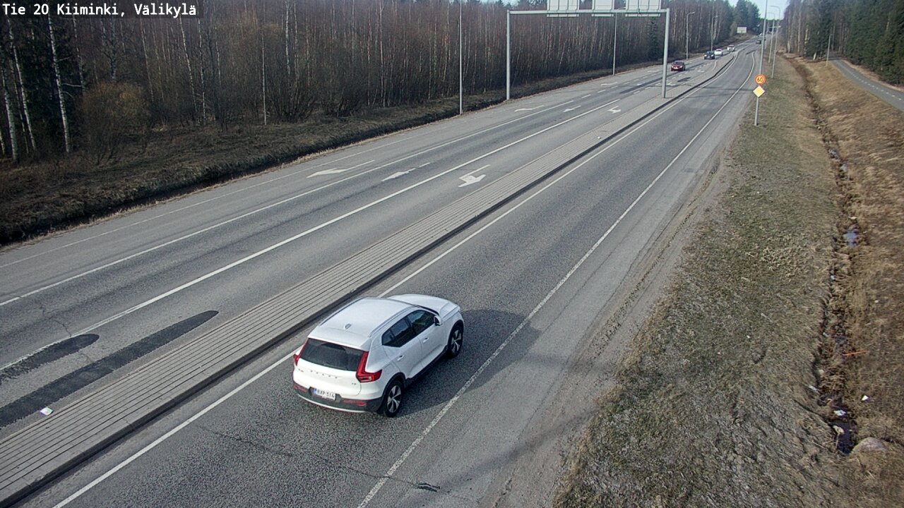 Weather Camera Image Road 20 Oulu Kiiminki, Välikylä, Oulu, Pohjois-Pohjanmaa