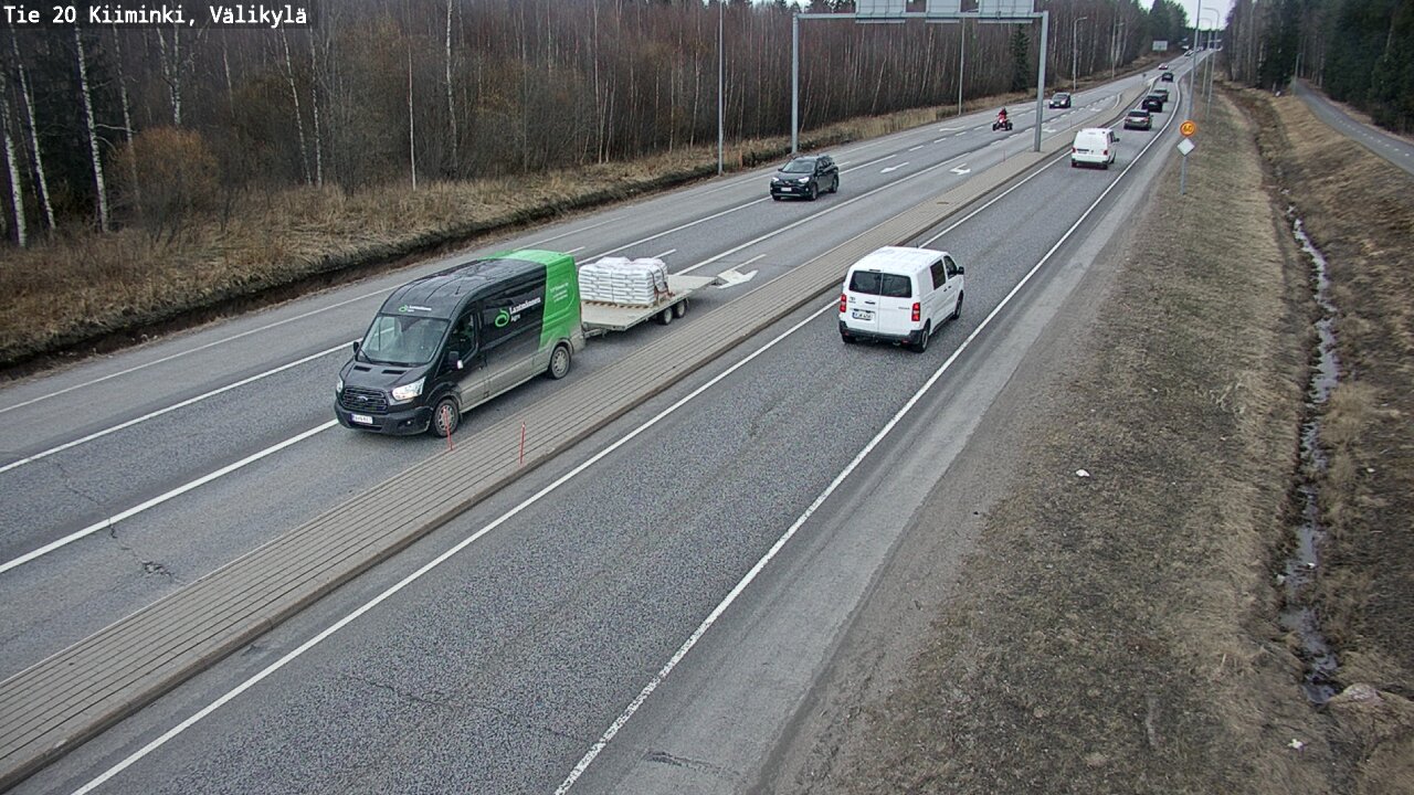 Weather Camera Image Road 20 Oulu Kiiminki, Välikylä, Oulu, Pohjois-Pohjanmaa