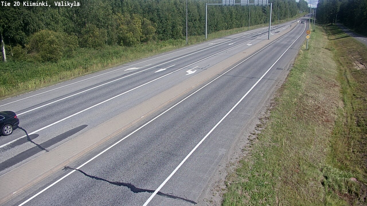 Weather Camera Image Väg 20 Uleåborg Kiiminki, Välikylä, Oulu, Pohjois-Pohjanmaa