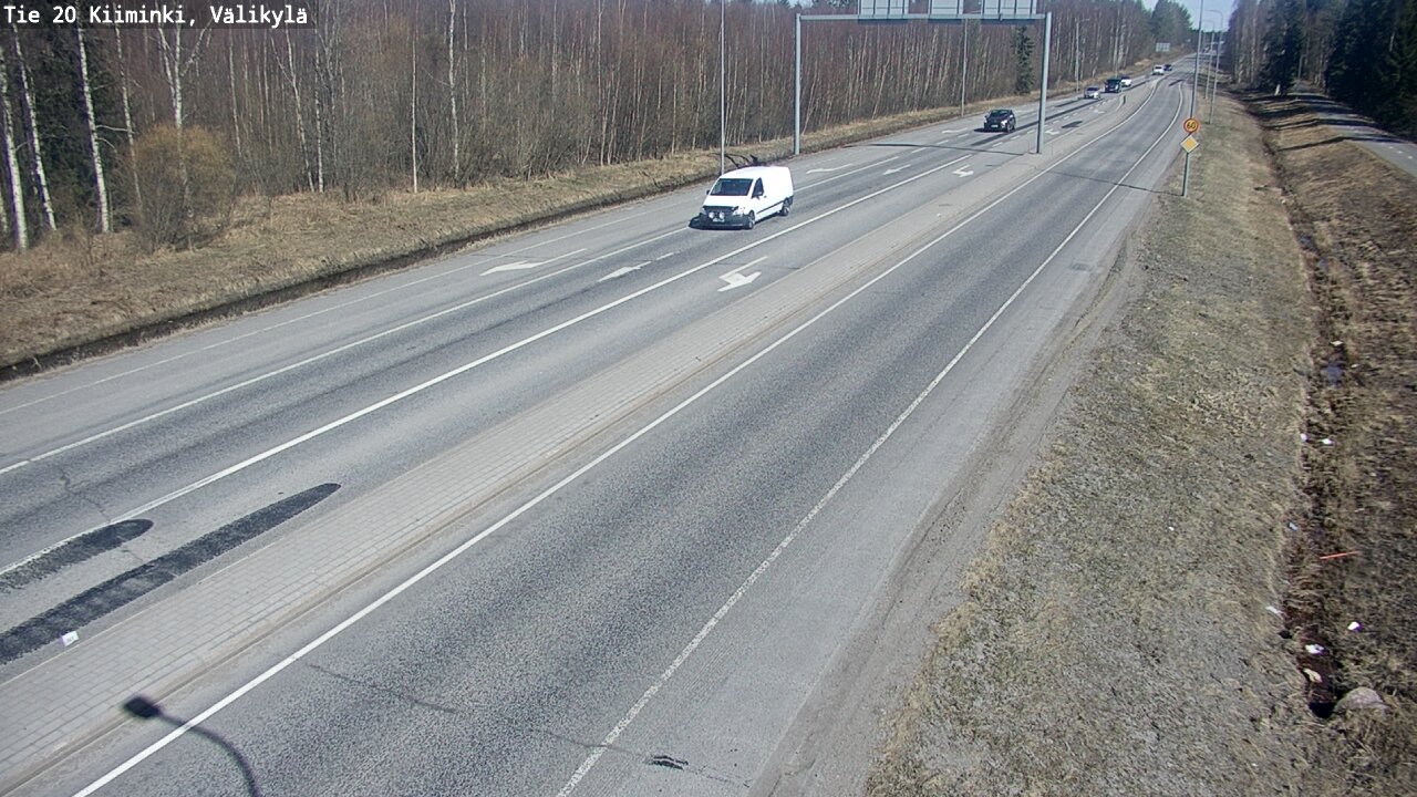 Weather Camera Image Road 20 Oulu Kiiminki, Välikylä, Oulu, Pohjois-Pohjanmaa