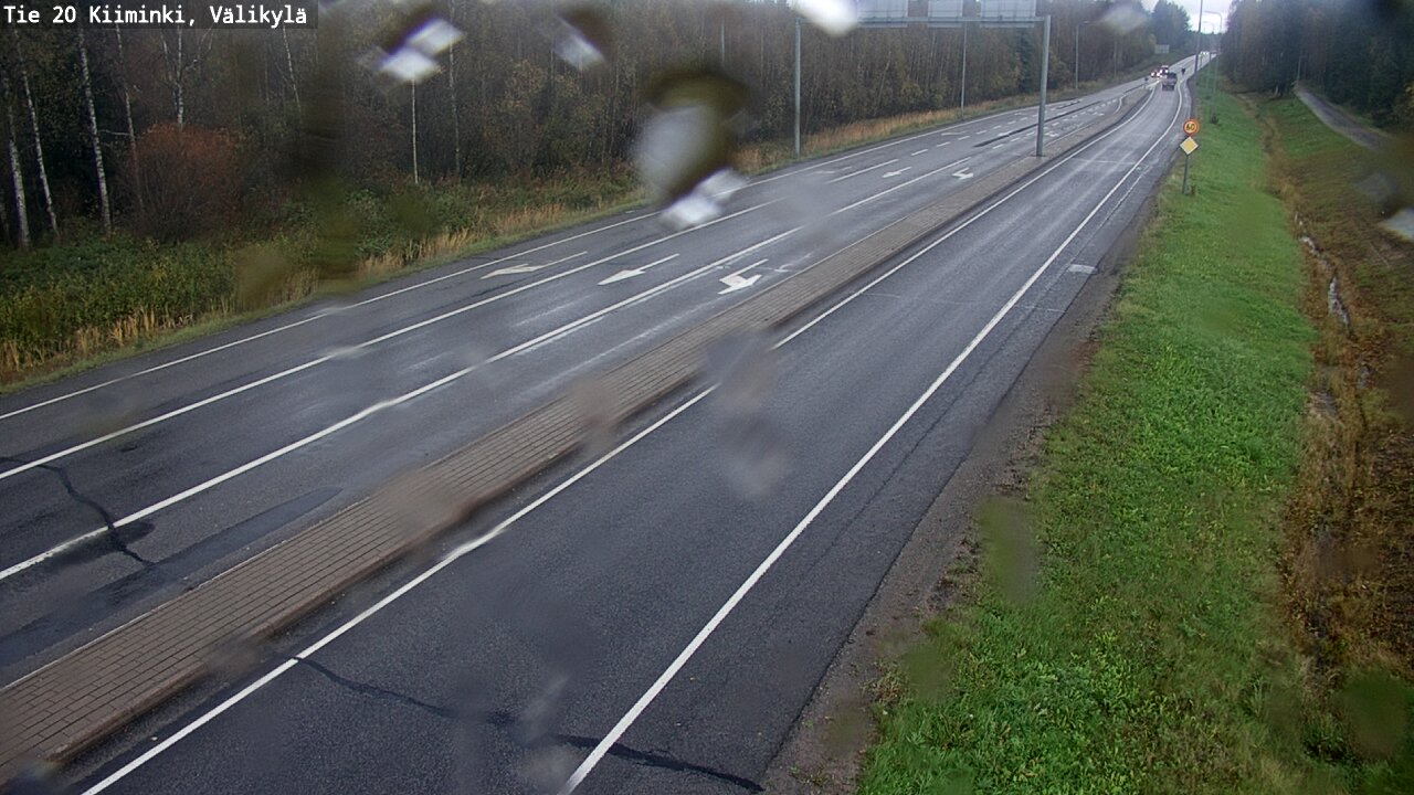Weather Camera Image Väg 20 Uleåborg Kiiminki, Välikylä, Oulu, Pohjois-Pohjanmaa