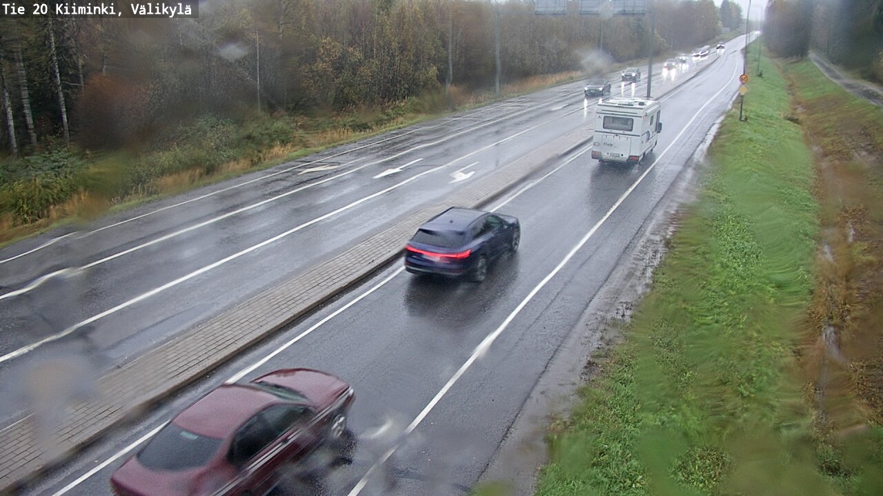 Weather Camera Image Väg 20 Uleåborg Kiiminki, Välikylä, Oulu, Pohjois-Pohjanmaa