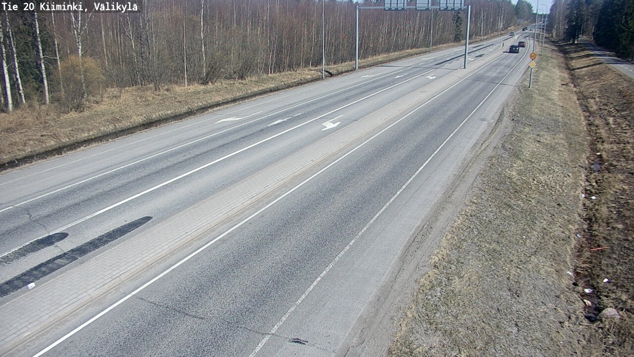 Weather Camera Image Road 20 Oulu Kiiminki, Välikylä, Oulu, Pohjois-Pohjanmaa