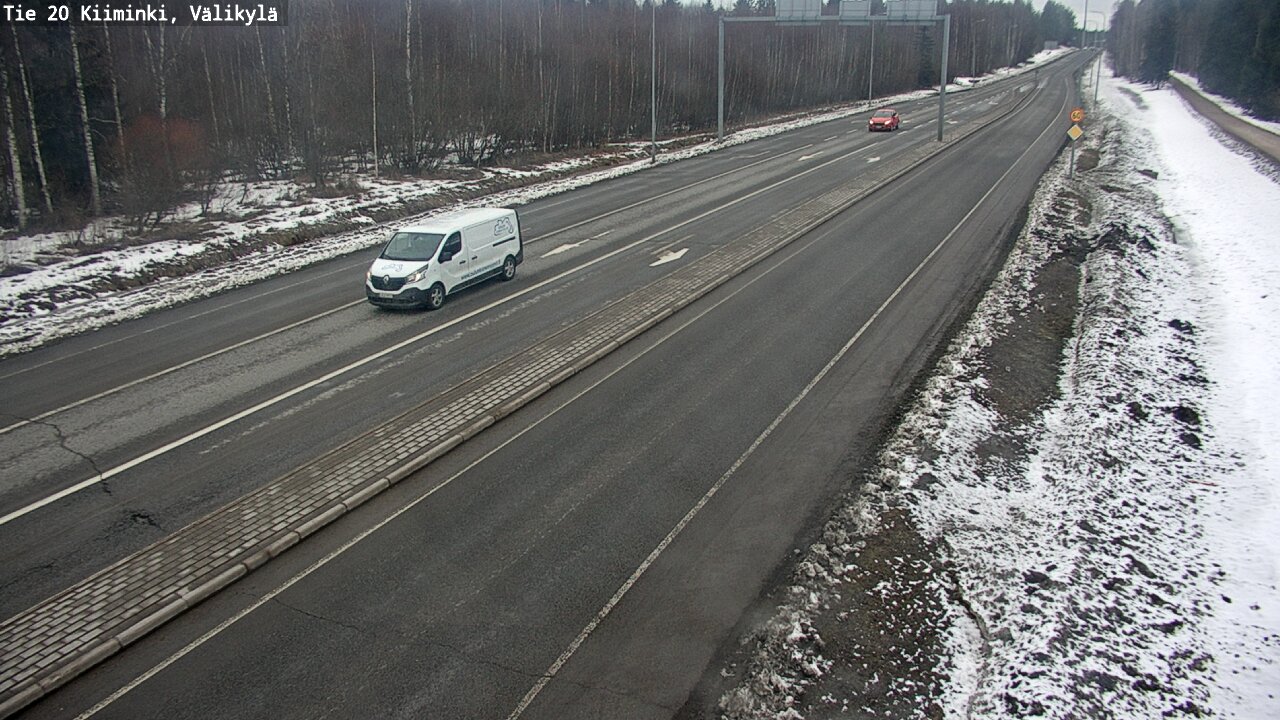 Weather Camera Image Road 20 Oulu Kiiminki, Välikylä, Oulu, Pohjois-Pohjanmaa