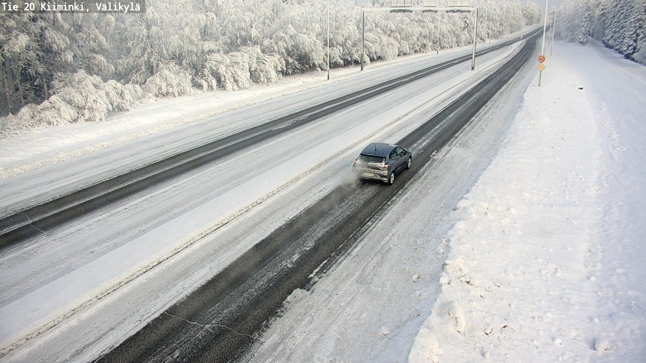 Weather Camera Image Road 20 Oulu Kiiminki, Välikylä, Oulu, Pohjois-Pohjanmaa