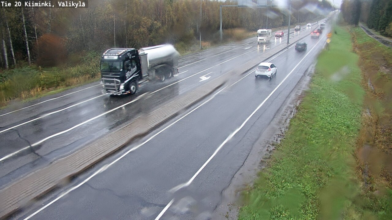 Weather Camera Image Väg 20 Uleåborg Kiiminki, Välikylä, Oulu, Pohjois-Pohjanmaa