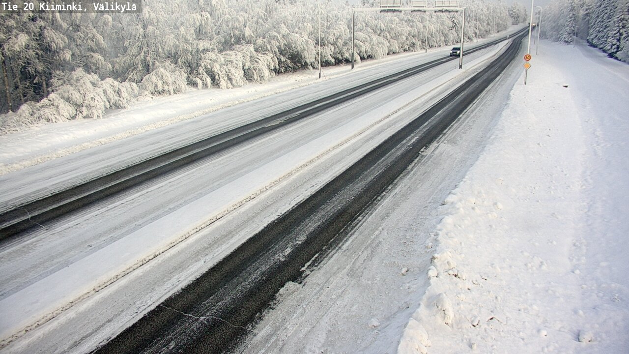 Weather Camera Image Road 20 Oulu Kiiminki, Välikylä, Oulu, Pohjois-Pohjanmaa