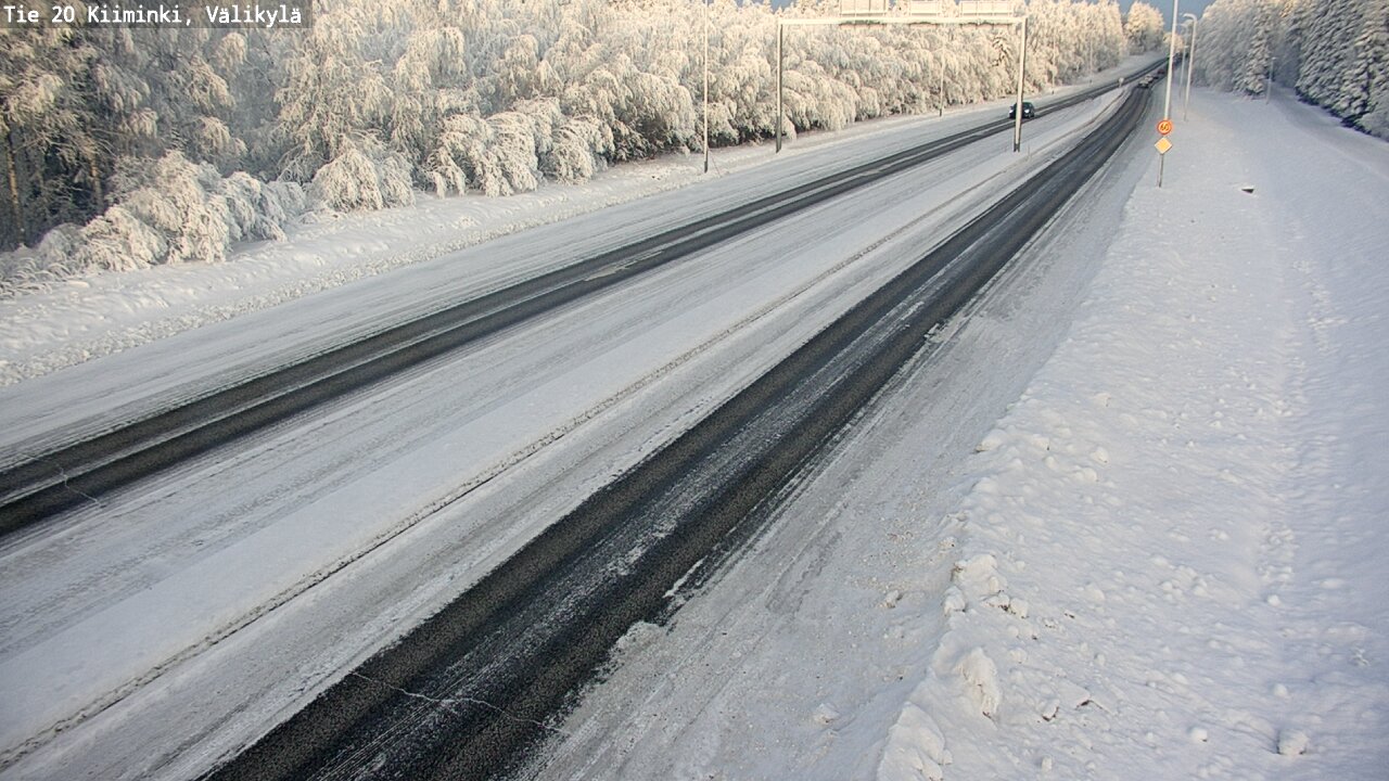 Weather Camera Image Road 20 Oulu Kiiminki, Välikylä, Oulu, Pohjois-Pohjanmaa