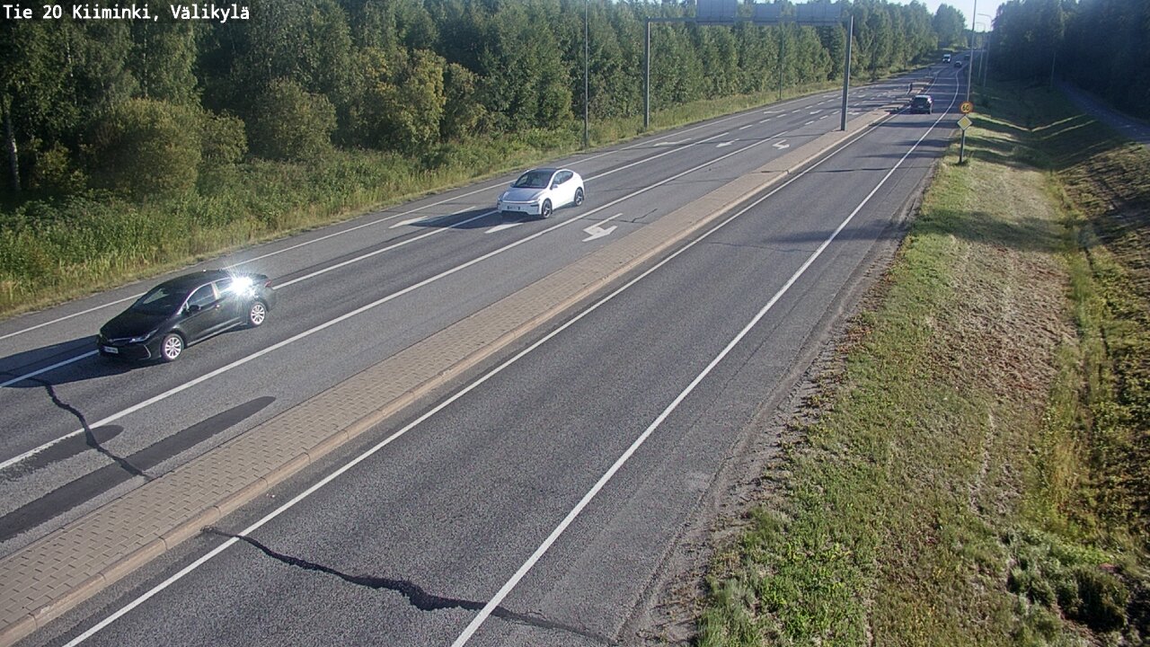 Weather Camera Image Road 20 Oulu Kiiminki, Välikylä, Oulu, Pohjois-Pohjanmaa