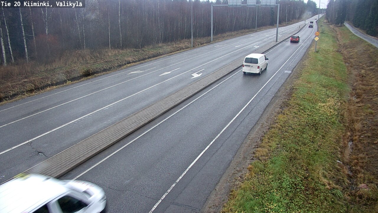 Weather Camera Image Väg 20 Uleåborg Kiiminki, Välikylä, Oulu, Pohjois-Pohjanmaa