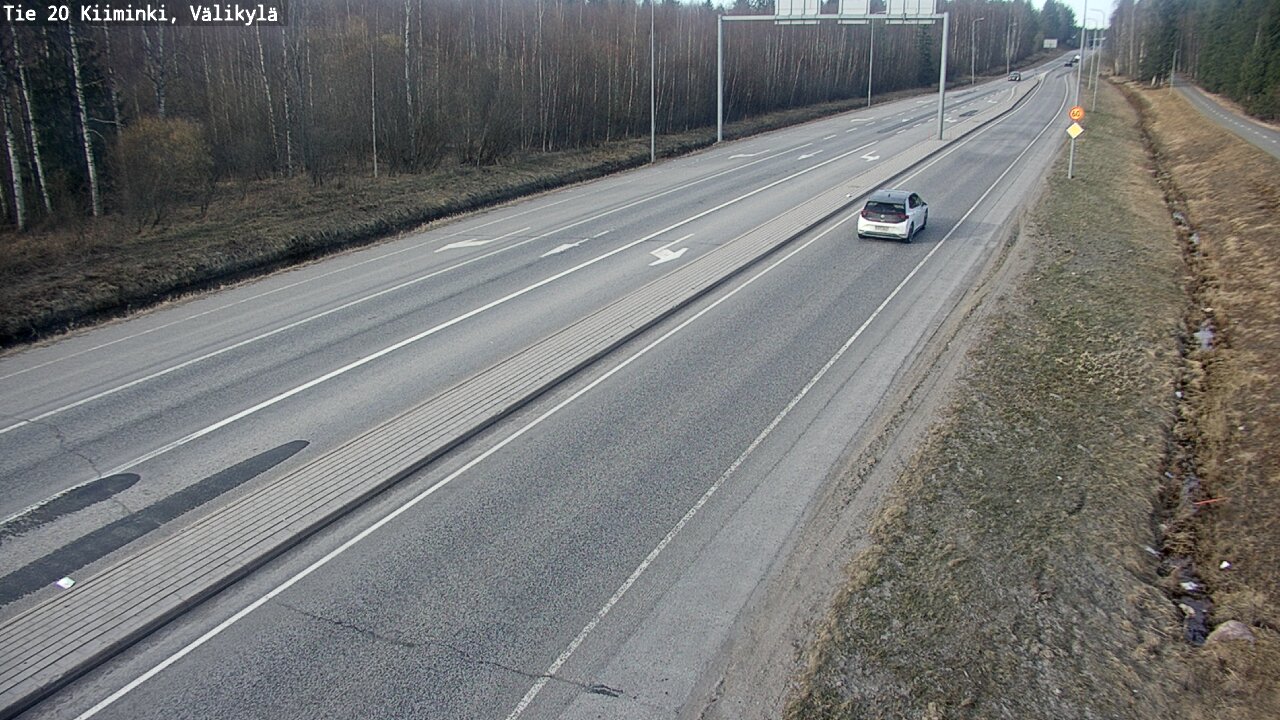Weather Camera Image Road 20 Oulu Kiiminki, Välikylä, Oulu, Pohjois-Pohjanmaa