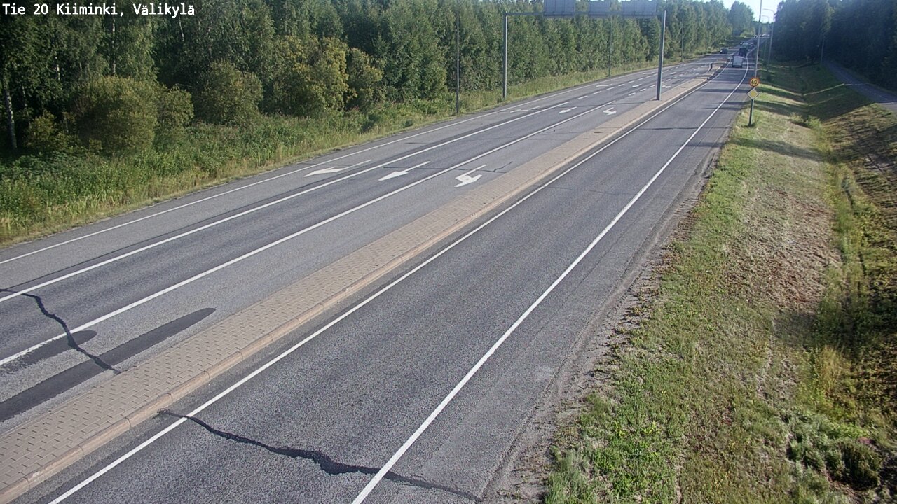 Weather Camera Image Road 20 Oulu Kiiminki, Välikylä, Oulu, Pohjois-Pohjanmaa