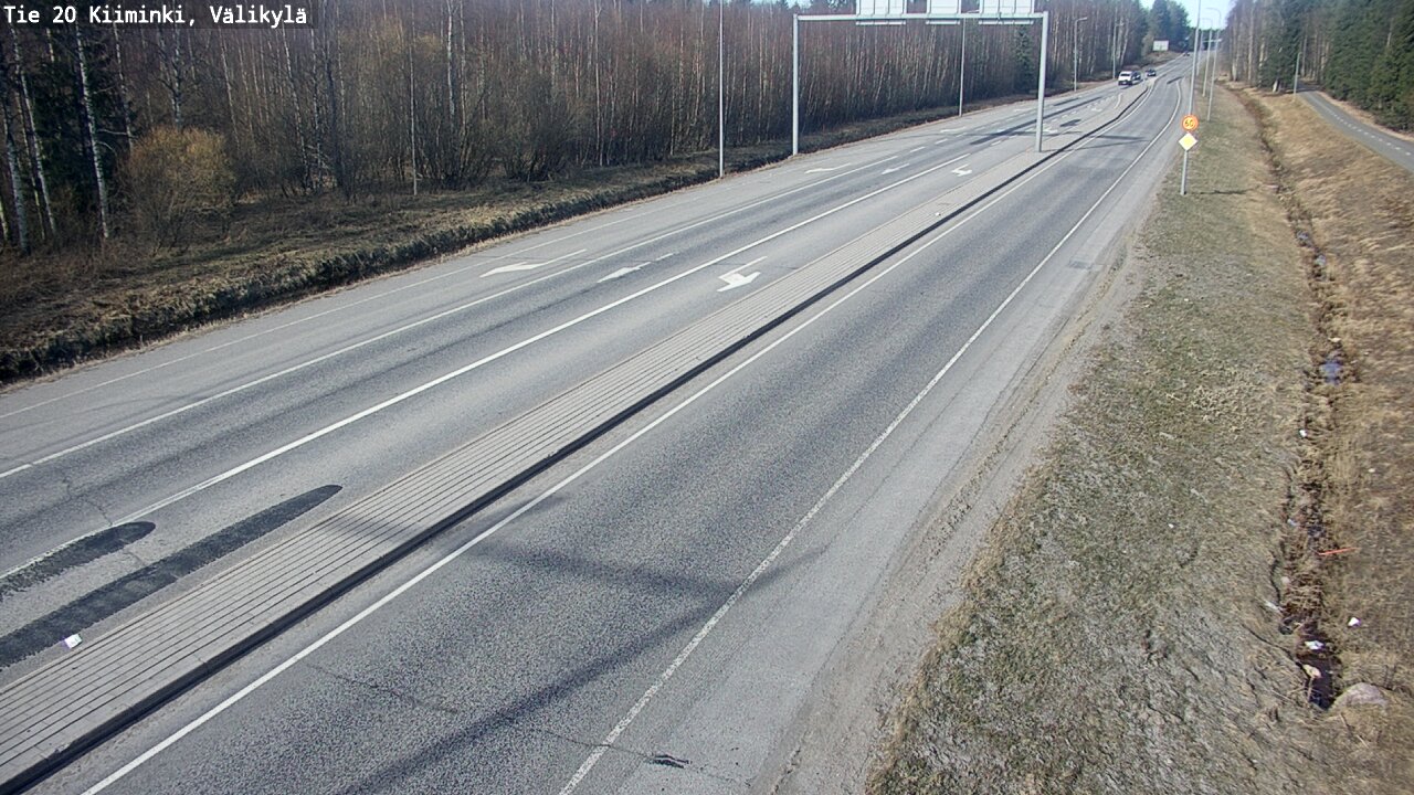 Weather Camera Image Road 20 Oulu Kiiminki, Välikylä, Oulu, Pohjois-Pohjanmaa