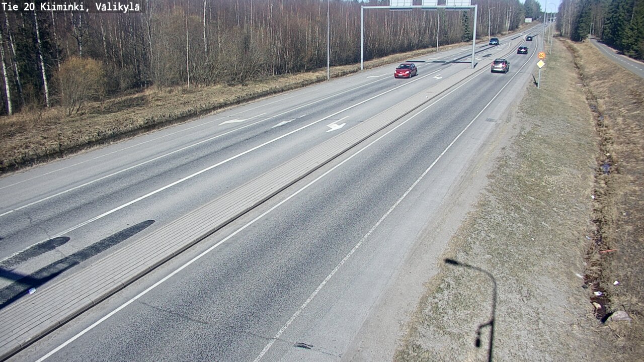 Weather Camera Image Road 20 Oulu Kiiminki, Välikylä, Oulu, Pohjois-Pohjanmaa