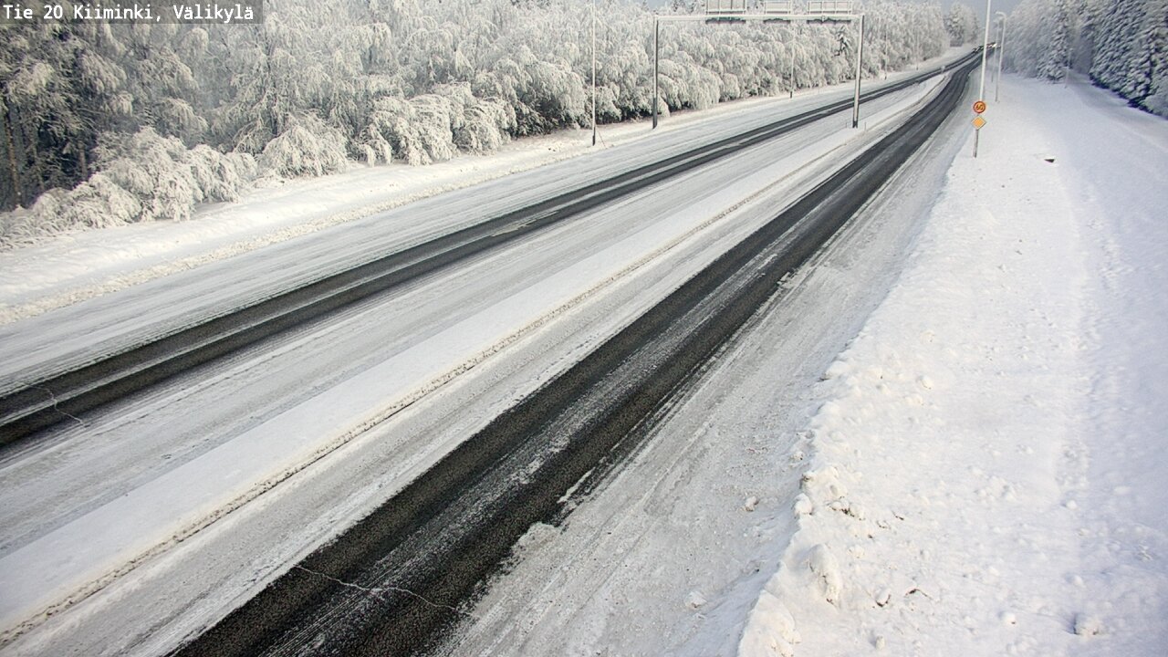 Weather Camera Image Road 20 Oulu Kiiminki, Välikylä, Oulu, Pohjois-Pohjanmaa