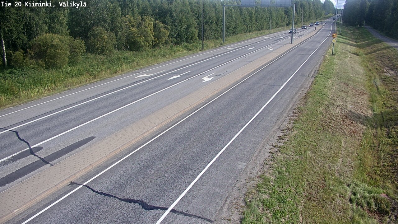 Weather Camera Image Road 20 Oulu Kiiminki, Välikylä, Oulu, Pohjois-Pohjanmaa