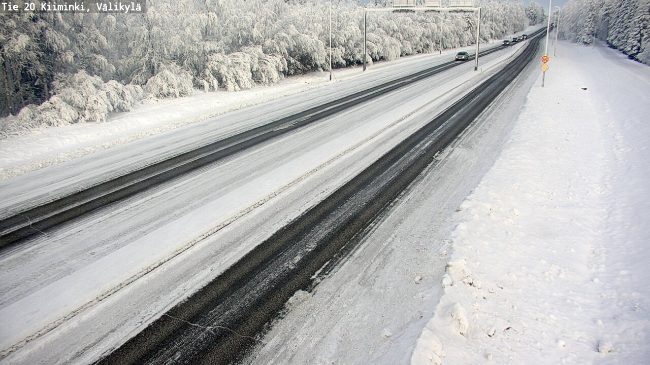 Weather Camera Image Road 20 Oulu Kiiminki, Välikylä, Oulu, Pohjois-Pohjanmaa