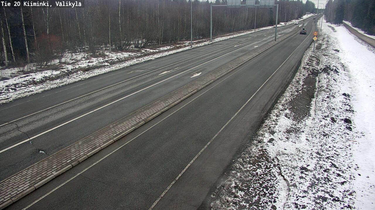Weather Camera Image Road 20 Oulu Kiiminki, Välikylä, Oulu, Pohjois-Pohjanmaa