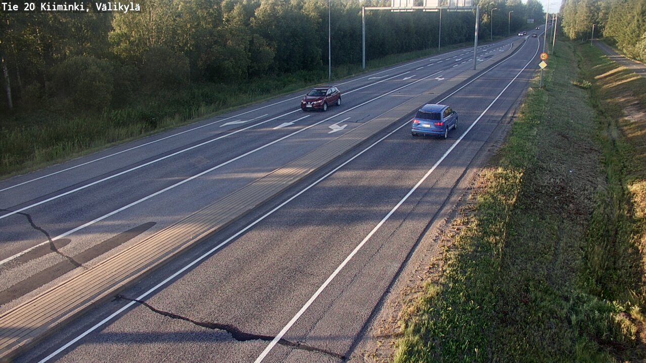Kelikamerat Kuva Tie 20 Oulu Kiiminki, Välikylä, Oulu, Pohjois-Pohjanmaa