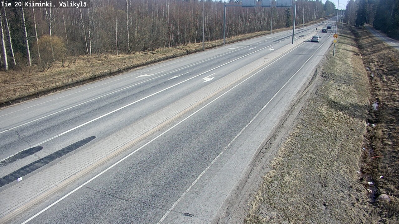 Weather Camera Image Road 20 Oulu Kiiminki, Välikylä, Oulu, Pohjois-Pohjanmaa
