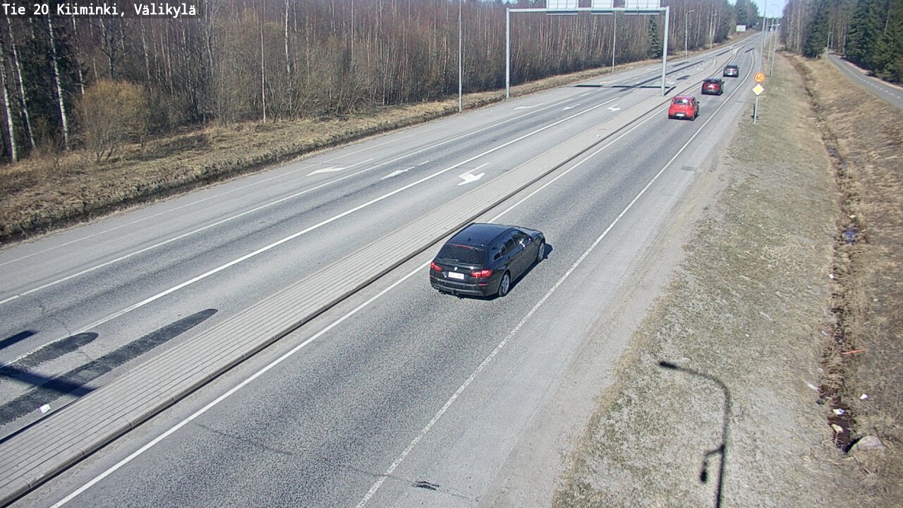 Weather Camera Image Road 20 Oulu Kiiminki, Välikylä, Oulu, Pohjois-Pohjanmaa