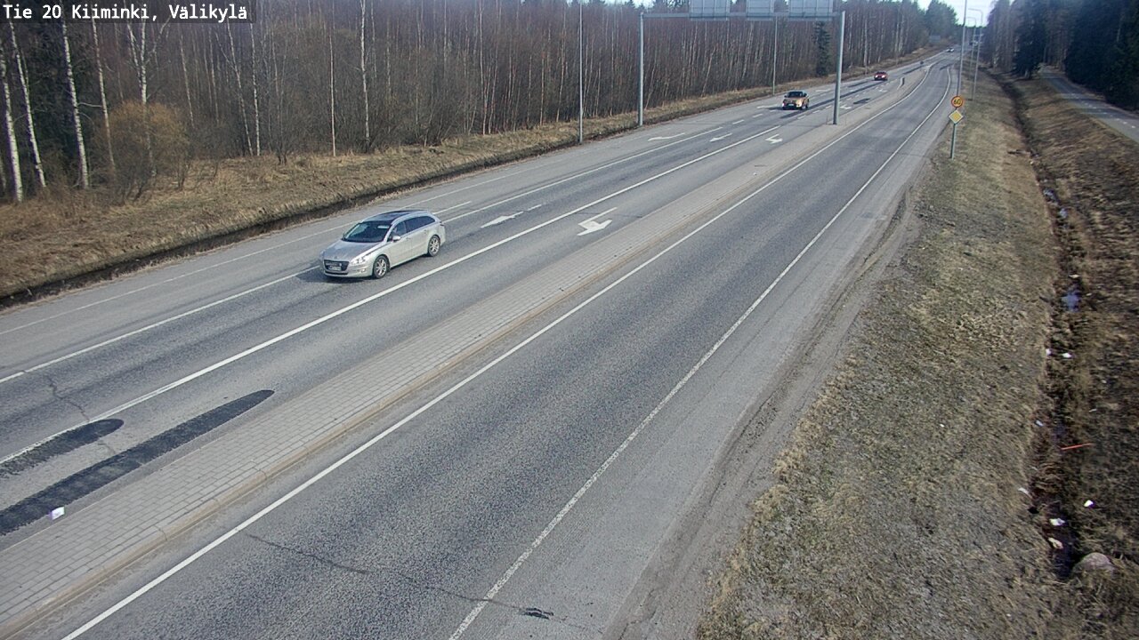 Weather Camera Image Road 20 Oulu Kiiminki, Välikylä, Oulu, Pohjois-Pohjanmaa