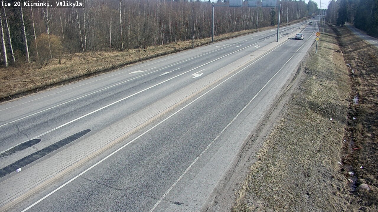 Weather Camera Image Road 20 Oulu Kiiminki, Välikylä, Oulu, Pohjois-Pohjanmaa
