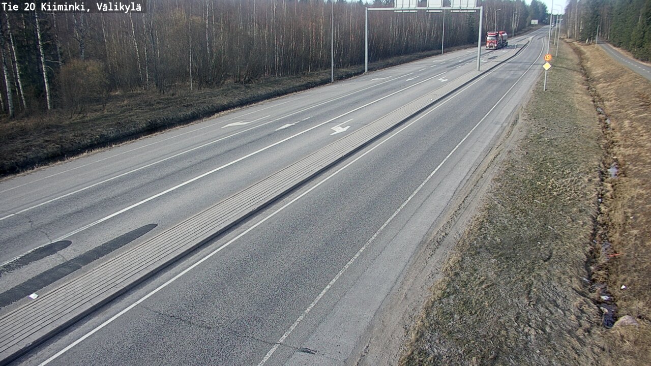 Weather Camera Image Road 20 Oulu Kiiminki, Välikylä, Oulu, Pohjois-Pohjanmaa