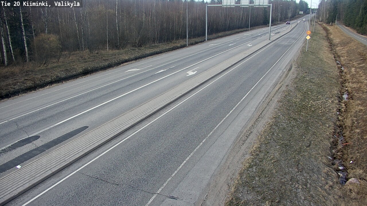 Weather Camera Image Road 20 Oulu Kiiminki, Välikylä, Oulu, Pohjois-Pohjanmaa