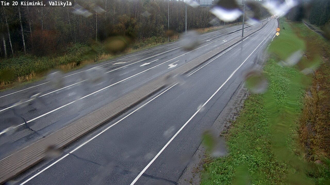 Weather Camera Image Väg 20 Uleåborg Kiiminki, Välikylä, Oulu, Pohjois-Pohjanmaa