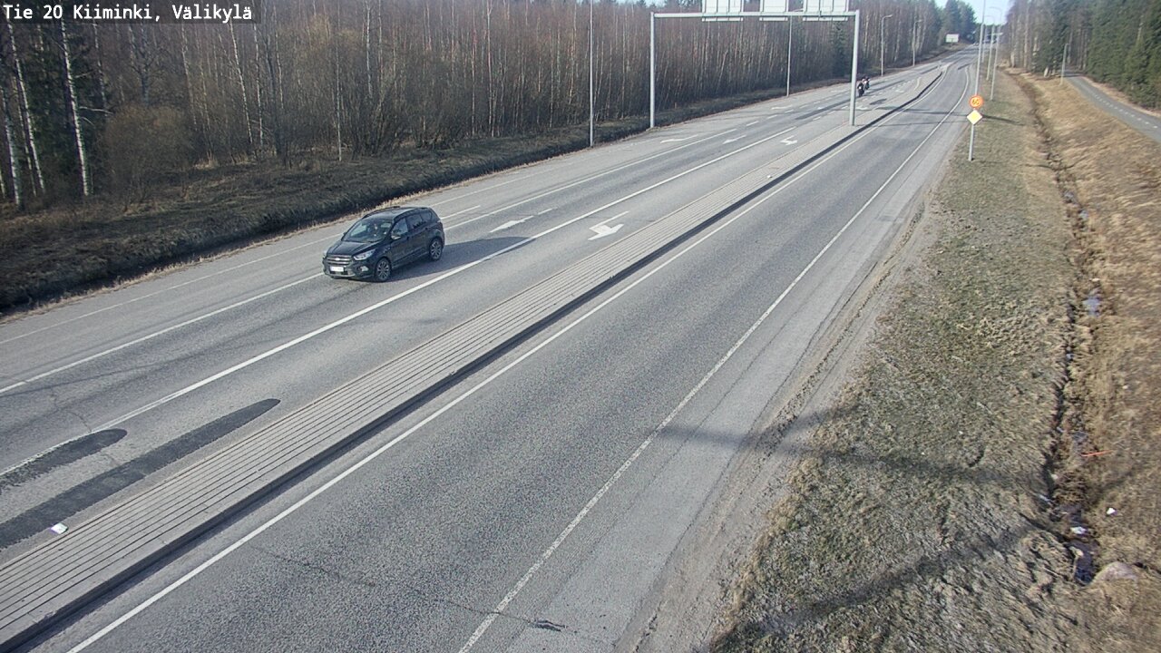 Weather Camera Image Road 20 Oulu Kiiminki, Välikylä, Oulu, Pohjois-Pohjanmaa