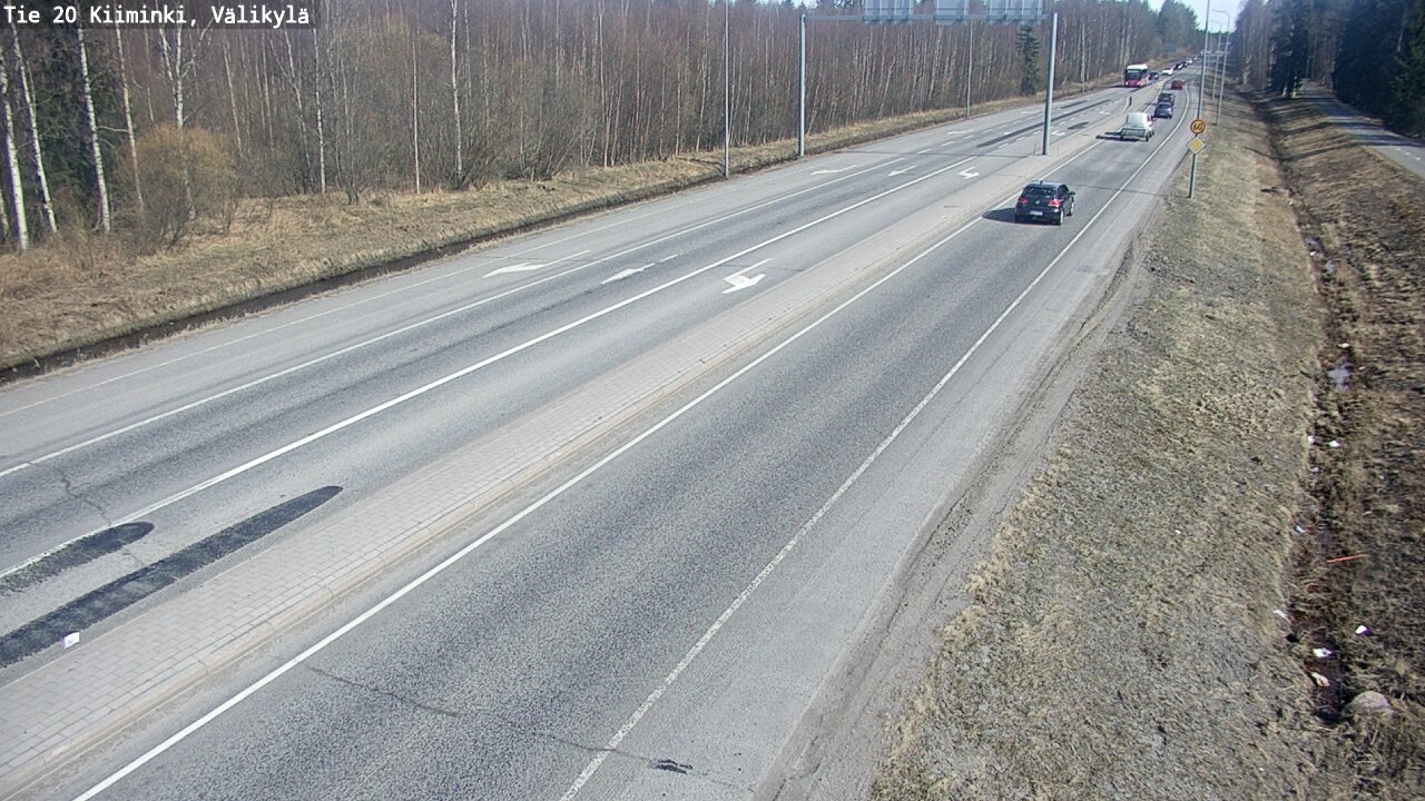 Weather Camera Image Road 20 Oulu Kiiminki, Välikylä, Oulu, Pohjois-Pohjanmaa