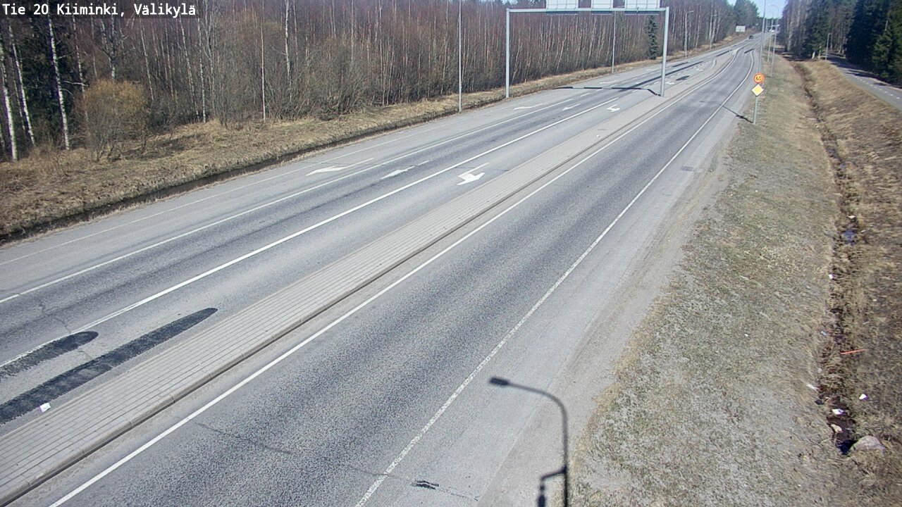 Weather Camera Image Road 20 Oulu Kiiminki, Välikylä, Oulu, Pohjois-Pohjanmaa
