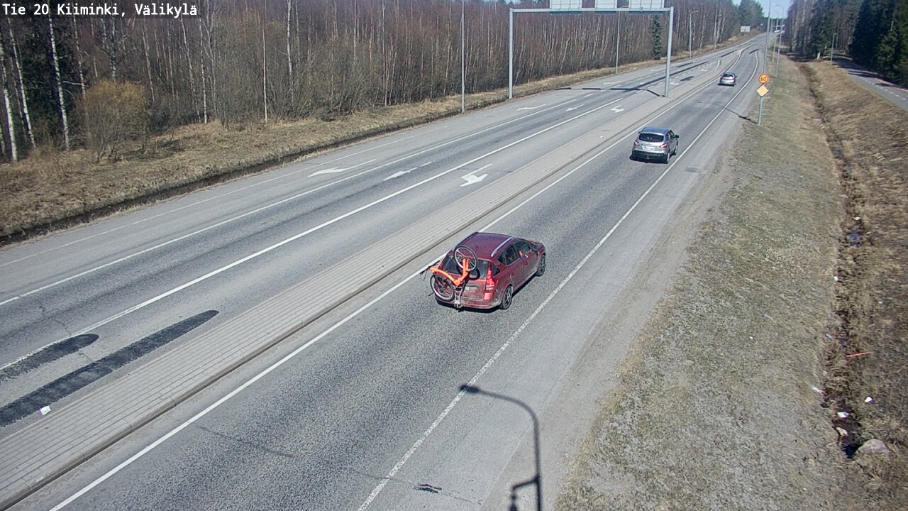 Weather Camera Image Road 20 Oulu Kiiminki, Välikylä, Oulu, Pohjois-Pohjanmaa