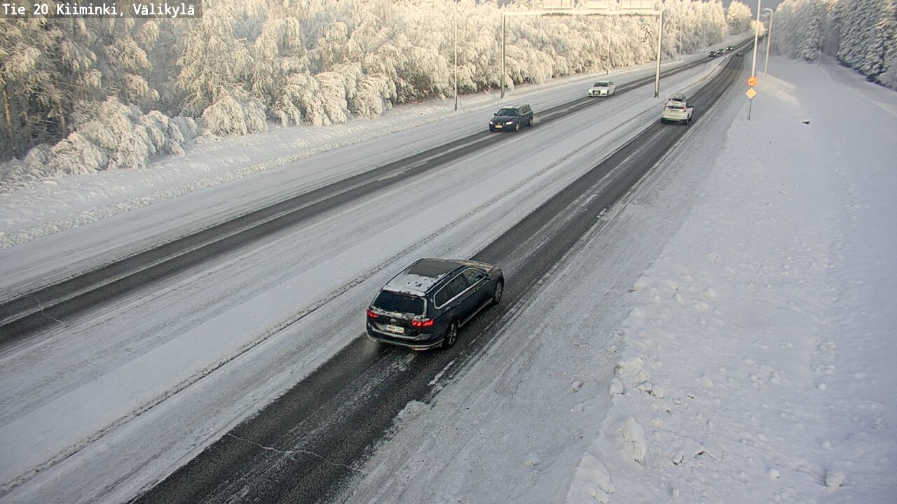 Weather Camera Image Road 20 Oulu Kiiminki, Välikylä, Oulu, Pohjois-Pohjanmaa