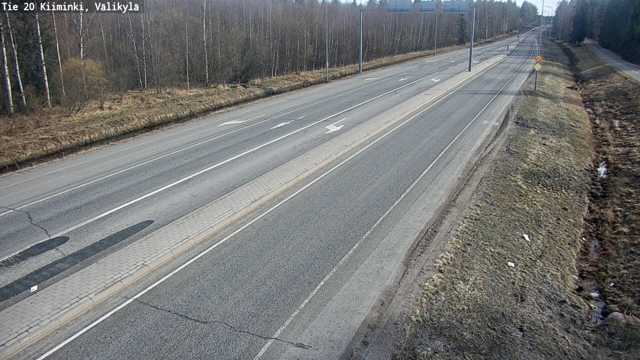 Weather Camera Image Road 20 Oulu Kiiminki, Välikylä, Oulu, Pohjois-Pohjanmaa
