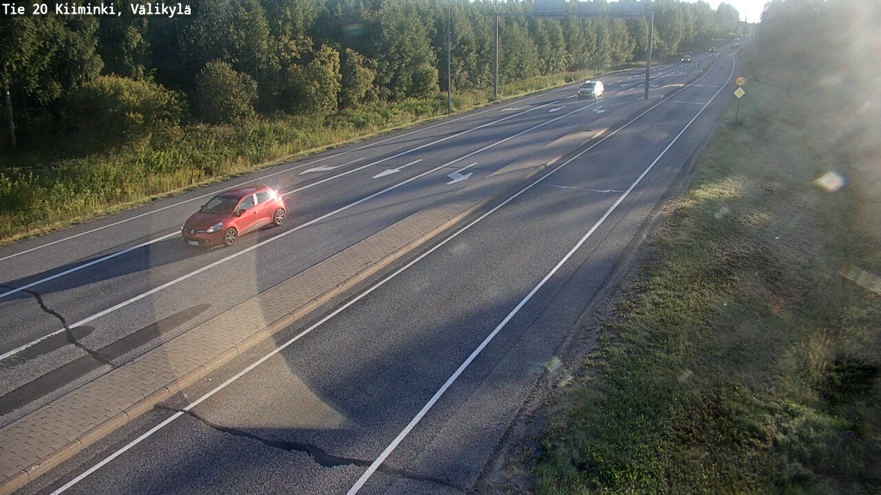 Kelikamerat Kuva Tie 20 Oulu Kiiminki, Välikylä, Oulu, Pohjois-Pohjanmaa